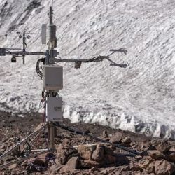 Vista de la estación meteorológica Los Horcones.