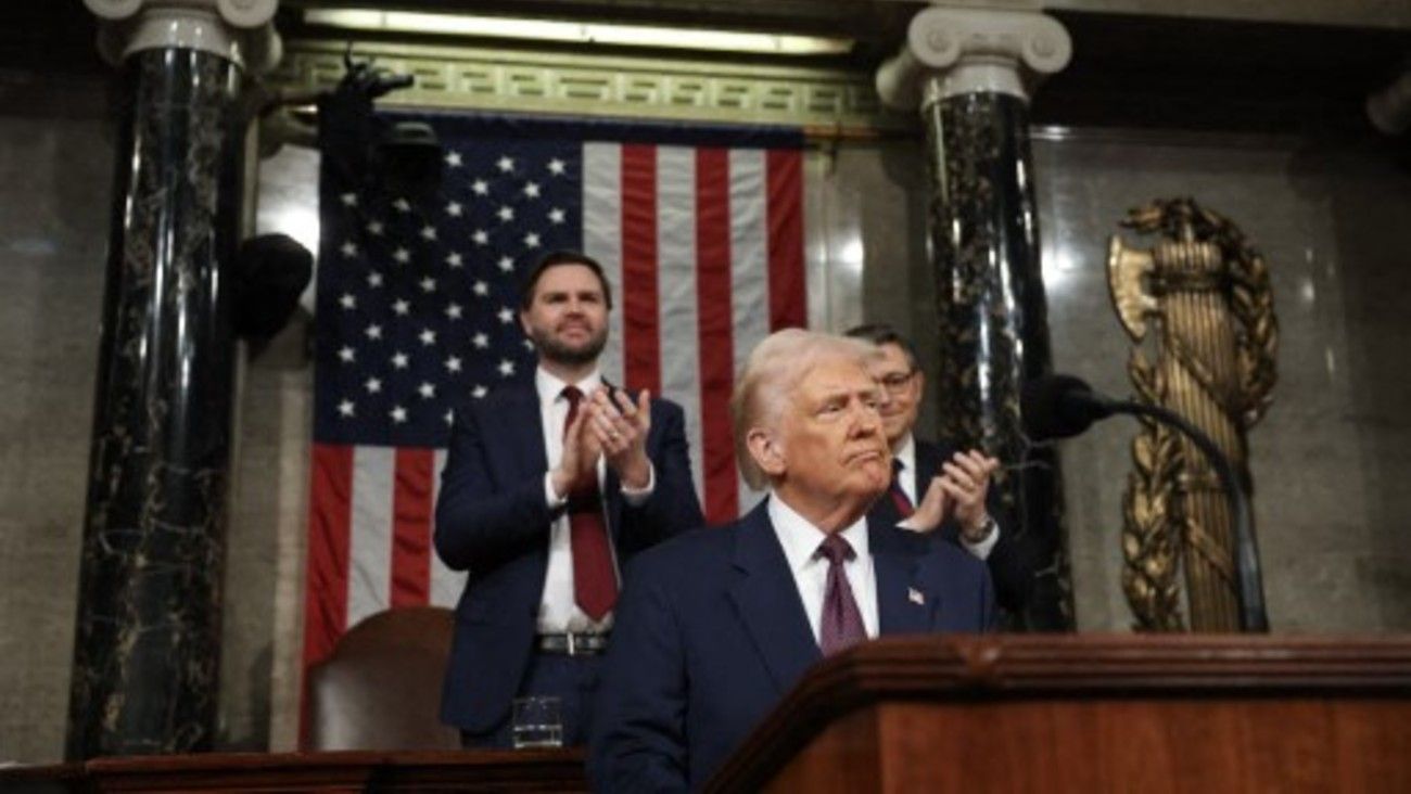 Donald Trump dio su primer discurso ante el Congreso desde su regreso a la Casa Blanca