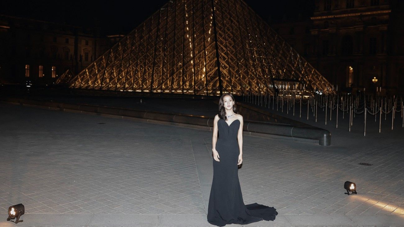 Jisoo en el Grand Dîner du Louvre en Paris