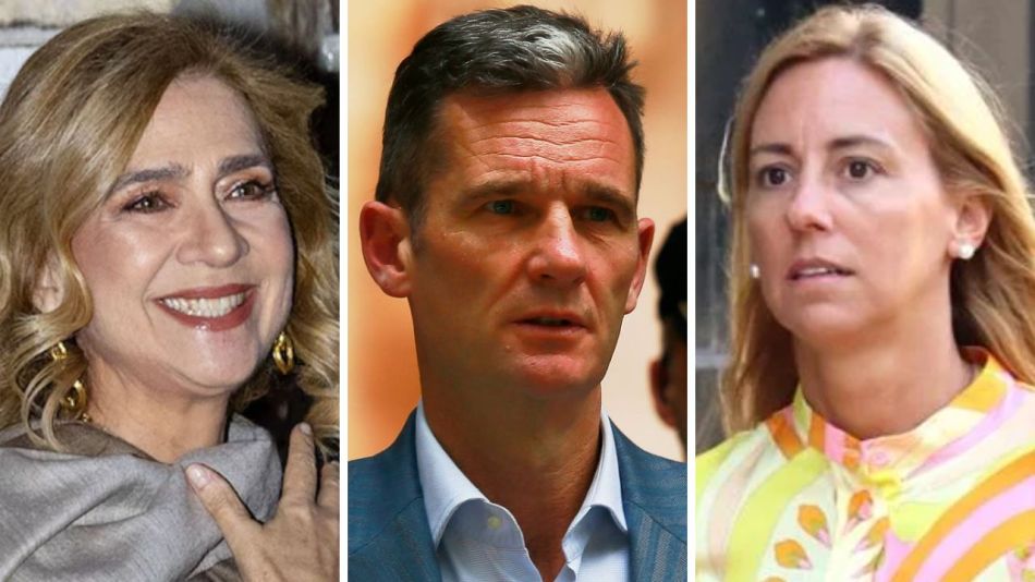 Iñaki Urdangarin, la infanta Cristina y Ainhoa Armentia