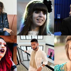Agustina Macri, Florencia Kirchner, Benjamín Amadeo, Tani Fernández, Tomás Redrado y Florencia Domínguez | Foto:Cedoc