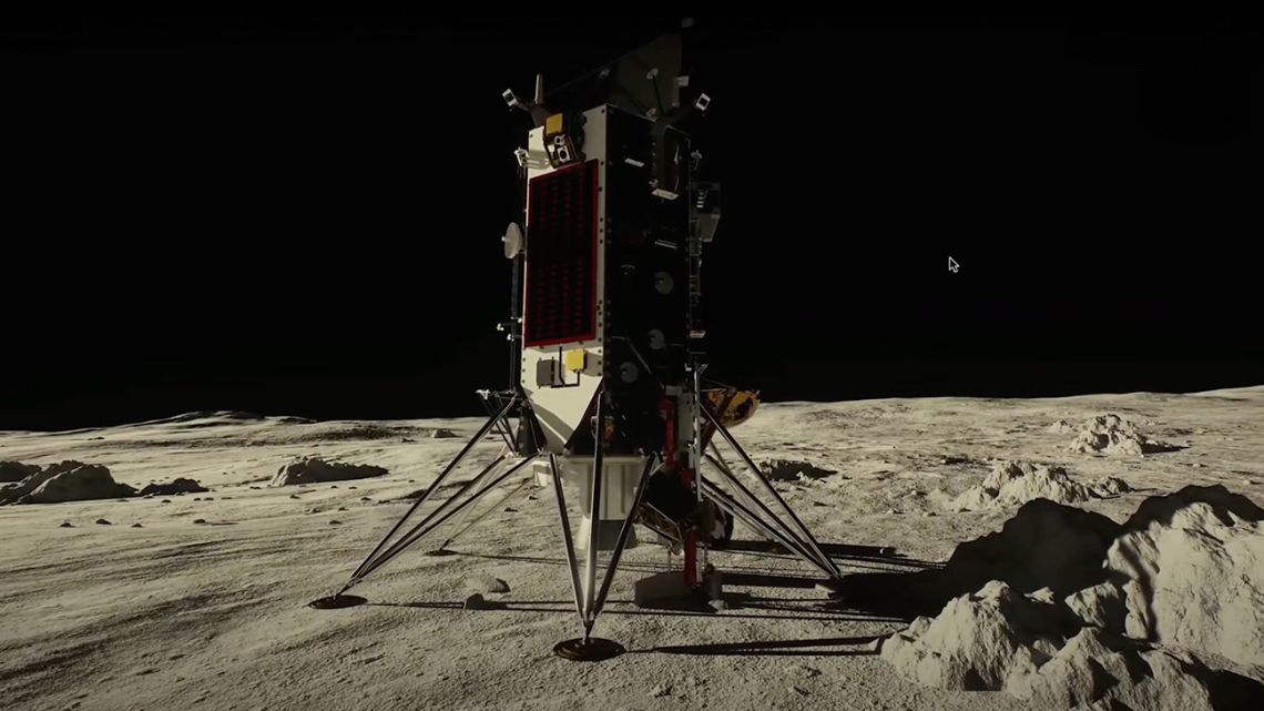 La compañía Intuitive Machines se prepara para aterrizar hoy en la Luna con tecnología de la NASA