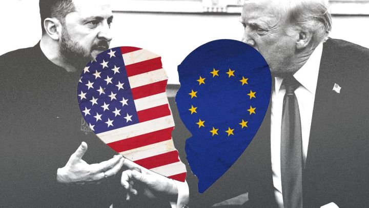 Donald Trump and Zelenskyy graphic
