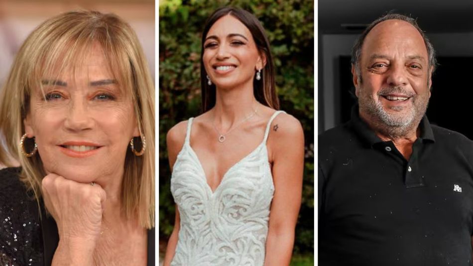 De Marcela Tinayre a Baby Etchecopar en la boda de Camila Hadad