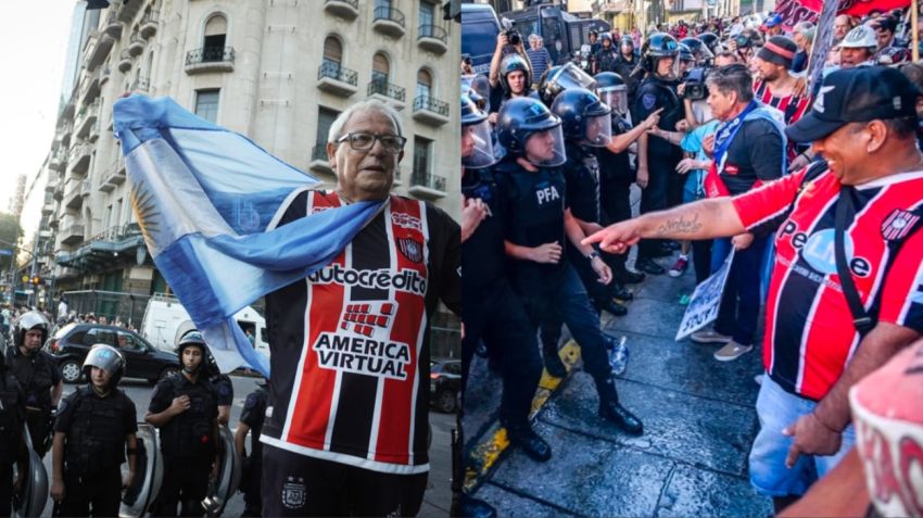 Hinchada Chacarita jubilados