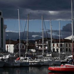 El faro de Ciboure construido en 1936 por el arquitecto francés de origen ruso André Pavlovsky. Francia. Foto de Philippe LOPEZ / AFP | Foto:AFP