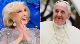 Mirtha Legrand y el Papa Francisco