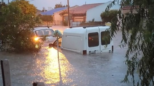 Devastador temporal en Bahía Blanca: imágenes de una inundación dantesca