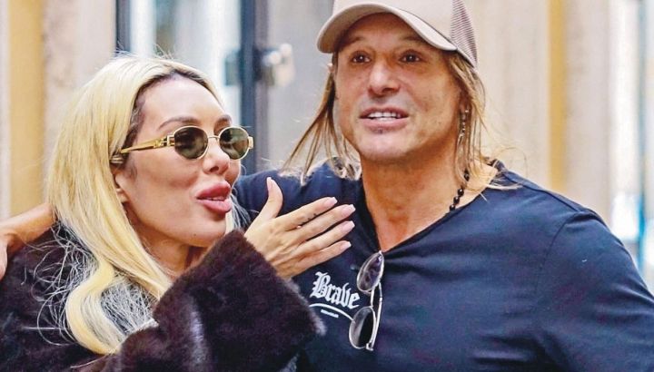 Claudio Caniggia se mostró junto a su novia, Sofía Bonelli, en Roma