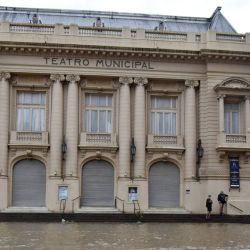 Bahía Blanca inundada | Foto:CEDOC