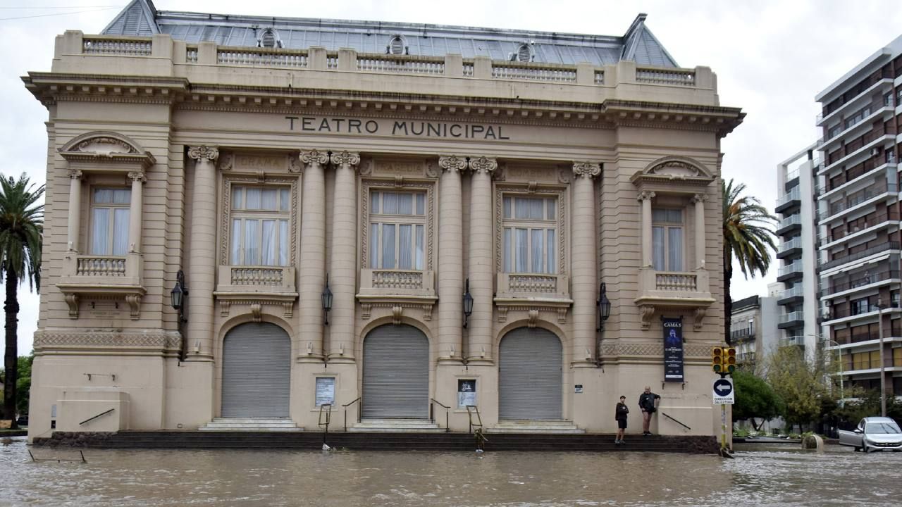 Bahía Blanca inundada | Foto:CEDOC