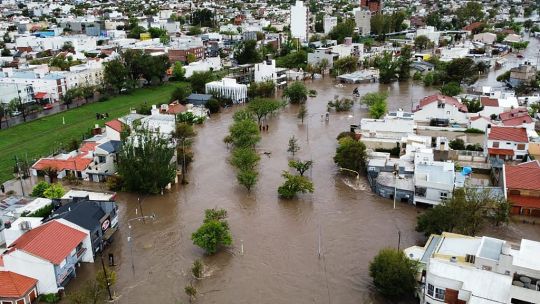 Inundaciones en Bahía Blanca