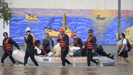 Inundaciones en Bahía Blanca