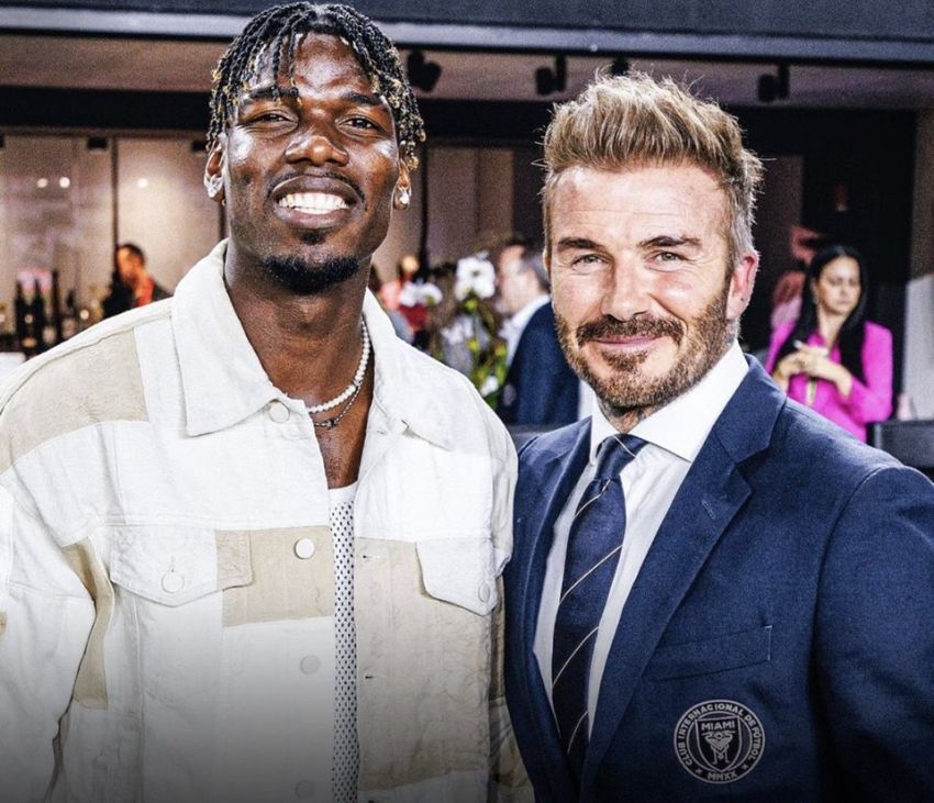 Pogba y Beckham