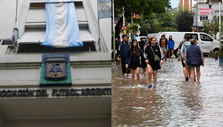 AFA solidario temporal Bahía Blanca