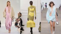 Los colores del invierno: azul, amarillo, burdeos y rosa suave dominan la moda