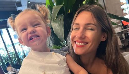 Pampita mostró a Ana García Moritán en su clase de ballet