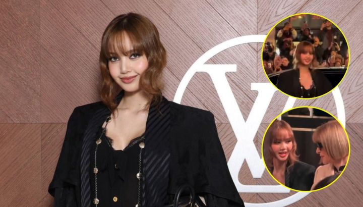 Lisa se robó el protagonismo en el desfile de Louis Vuitton en la Semana de la Moda en París