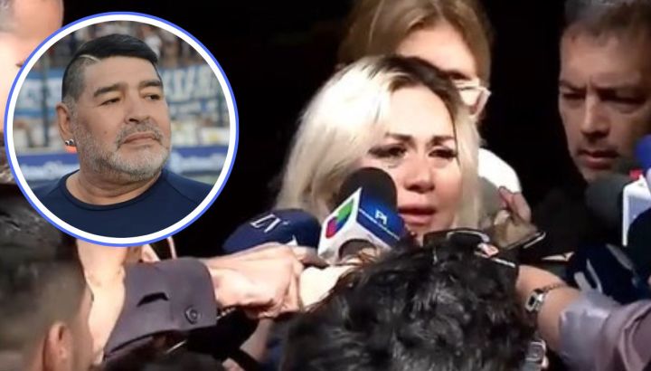 El desconsolado llanto de Verónica Ojeda en el juicio por la muerte de Diego Maradona: "No puedo hablar"