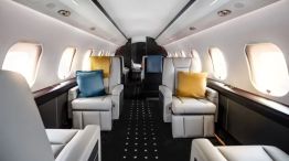 Así es el Bombardier Global 5000, el jet en el que llegó la "valijera" Laura Arrieta