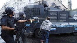 La marcha de los jubilados con los hinchas, la protesta en el Congreso 20250312  