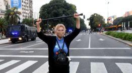 La marcha de los jubilados con los hinchas, la protesta en el Congreso 20250312