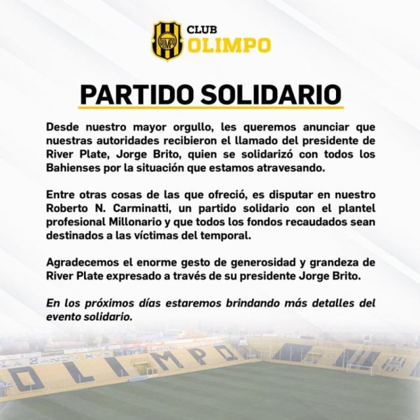 Amistoso River - Olimpo