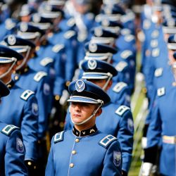 Imagen cedida por la Presidencia de Ecuador de elementos de la Policía Nacional participando en el acto en conmemoración de los 87 años de profesionalización y 179 años de institucionalización de la Policía Nacional, encabezado por el presidente ecuatoriano, Daniel Noboa, en la Escuela Superior de Policía "General Alberto Enríquez Gallo", en Quito, Ecuador. | Foto:Xinhua/Eduardo Santillán/Presidencia de Ecuador