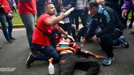  La marcha de los jubilados con los hinchas, la protesta en el Congreso 20250312