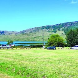 Los pejerreyes de esta laguna de Balcarce se postulan entre los mejores de la provincia de Buenos Aires, más  aún en un momento  de sequía.