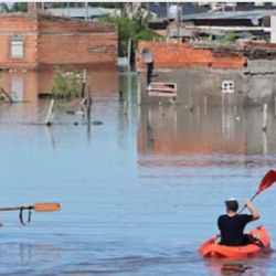 En 8 horas llovieron 400 mm.