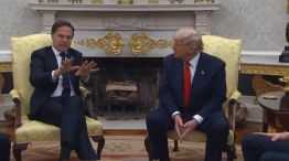 Donald Trump y el secretario general de la OTAN, Mark Rutte en la Casa Blanca