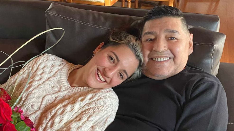 Diego Maradona y Jana Maradona