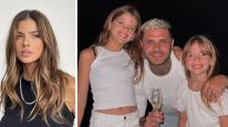 China Suárez y Mauro Icardi con sus hijas