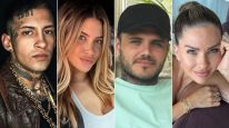 L-Gante, Wanda Nara, Mauro Icardi y la China Suárez