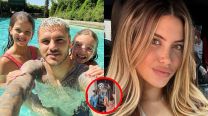 Mauro Icardi, sus hijas y Wanda Nara