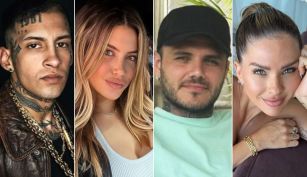 L-Gante, Wanda Nara, Mauro Icardi y la China Suárez