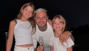 Mauro, Francesca e Isabella Icardi