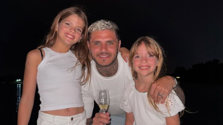 Mauro, Francesca e Isabella Icardi