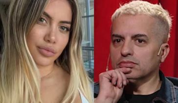 Wanda Nara y Ángel de Brito