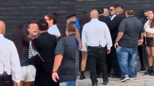 El nuevo escándalo de Caruso Lombardi: estuvo a los gritos y empujones en un playón de Riestra