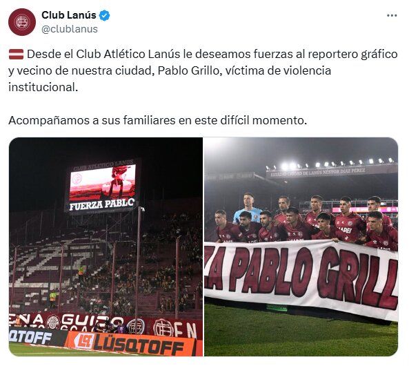 Clubes apoyaron a Grillo