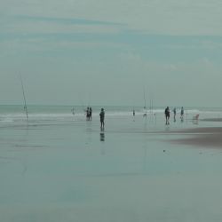 En el cierre del verano, buen pique de corvinas y chuchos en balneario Marisol.