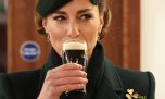 Kate Middleton con un look total green y cerveza en mano, celebró San Patricio