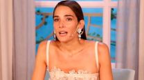 Seda, multicolor y elegancia, el look de Juana Viale que enamoró en La Mesaza