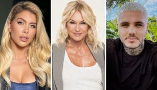 Wanda Nara, Yanina Latorre y Mauro Icardi