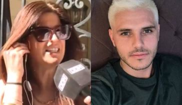Elba Marcovecchio y Mauro Icardi