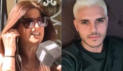 Elba Marcovecchio y Mauro Icardi