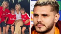 Wanda Nara, Valentino, Constantino y Benedicto López - Mauro Icardi