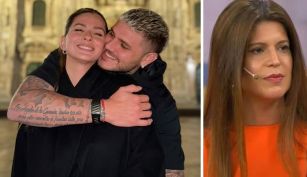 Mauro Icardi, la China Suárez y Elba Marcovecchio
